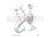 Polaris 2023 SNOWMOBILE PATRIOT BOOST INDY VR1 137/INTL ALL OPTIONS (R02) - S23TDV8MS/8ME ENGINE | ENGINE, EXHAUST SYSTEM AND TURBO ASM. - S23TDV8MS/8ME (C602041)