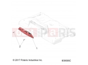Polaris 2023 SNOWMOBILE PROSTAR S4 TITAN ADVENTURE 155/INTL (R01) - S23FJE9FS/9FE ELECTRICAL | ELECTRICAL, TAILLIGHT - S23FJE9FS/9FE ALL OPTIONS (600606C)