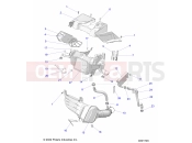Polaris 2023 SNOWMOBILE PROSTAR S4 TITAN ADVENTURE 155/INTL (R01) - S23FJE9FS/9FE ENGINE | ENGINE, AIR INTAKE SYSTEM - S23FJE9FS/9FE ALL OPTIONS (C601746)