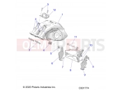 Polaris 2023 SNOWMOBILE PROSTAR S4 TITAN ADVENTURE 155/INTL (R01) - S23FJE9FS/9FE ENGINE | ENGINE, INTAKE MANIFOLD - S23FJE9FS/9FE ALL OPTIONS (C601774)