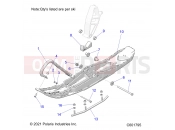 Polaris 2023 SNOWMOBILE PROSTAR S4 TITAN ADVENTURE 155/INTL (R01) - S23FJE9FS/9FE STEERING | STEERING, SKI ASM. - M23FJE9FS/9FE (C601795)