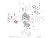 Polaris 2023 SNOWMOBILE PROSTAR S4 VOYAGEUR 146 ES ALL OPTIONS (R02) (S23TLF9FS) ENGINE | ENGINE, CYLINDER/CYLINDER HEAD ASM. - S23TLF9FS (C601770)