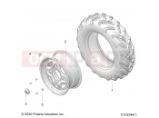 Polaris 2020 ATV SCRAMBLER 850 48 (R04) (A20SVA85A3) WHEELS | WHEELS, FRONT - A20SVA85A3 (C102348-1)