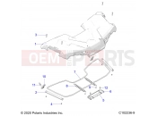 Polaris 2020 ATV SPORTSMAN 570 6X6 (R05) - A20S6E57A1/3A1 BODY | BODY, STORAGE, FRONT - A20S6E57A1/3A1 (C102236-9)