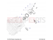 Polaris 2020 ATV SPORTSMAN 570 6X6 (R05) - A20S6E57A1/3A1 ENGINE | ENGINE, THERMOSTAT and COVER - A20S6E57A1/3A1 (C101422-22)
