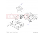 Polaris 2020 ATV SPORTSMAN XP 1000 HIGH LIFTER (R04) - A20SXM95AL/CAL BODY | BODY, FRONT CAB - A20SXM95AL/CAL (C102210-5)