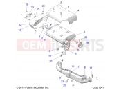 Polaris 2020 ATV SPORTSMAN XP 1000 S 55 (R05) (A20SLZ95AE) ENGINE | ENGINE, EXHAUST - A20SLZ95AE (C0201047)