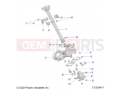 Polaris 2020 ATV SPORTSMAN XP 1000 S 55 (R05) (A20SLZ95AE) STEERING | STEERING, STEERING POST ASM. - A20SLZ95AE (C102340-1)
