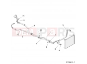 Polaris 2020 BRUTUS PRO XD 2000D (R05) - D20BBPD4B4/APD4B4 ENGINE | ENGINE, COOLING, HOSES - D20BBPD4B4/APD4B4 (C700431-1)