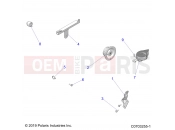 Polaris 2020 BRUTUS PRO XD 2000G (R02) - D20BBP99A4/B4/FP99A4 ELECTRICAL | ELECTRICAL, HORN, MISC. - D20BBP99A4/B4/FP99A4 (C0703255-1)