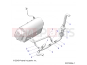 Polaris 2020 BRUTUS PRO XD 2000G (R02) - D20BBP99A4/B4/FP99A4 ENGINE | ENGINE, COOLING, HEATER HOSES - D20BFP99A4 (C0703954-1)