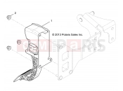 Polaris 2020 BRUTUS PRO XD 2000G (R02) - D20BBP99A4/B4/FP99A4 ENGINE | ENGINE, THROTTLE PEDAL - D20BBP99A4/B4/FP99A4 (49RGRTHROTTLE14CREW)