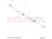 Polaris 2020 BRUTUS PRO XD 4000D (R03) (D20BEPD4B4) DRIVE TRAIN | DRIVE TRAIN, FRONT PROP SHAFT - D20BEPD4B4 (C0702945)