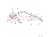 Polaris 2020 BRUTUS PRO XD 4000D (R03) (D20BEPD4B4) ENGINE | ENGINE, AIR INTAKE, REAR - D20BEPD4B4 (C700429-2)