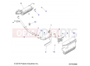 Polaris 2020 BRUTUS PRO XD 4000D (R03) (D20BEPD4B4) ENGINE | ENGINE, EXHAUST - D20BEPD4B4 (C700432)