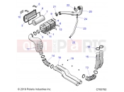 Polaris 2020 RANGER GENERAL 1000 DELUX (R06) - G20GXD99AP/AG ENGINE | ENGINE, AIR INTAKE SYSTEM - G20GXD99AP/AG (C700792)
