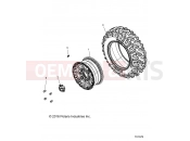 Polaris 2020 RANGER GENERAL 4 1000 DELUX OPT1 (R05) - G20G4J99AS/BS WHEELS | WHEELS, FRONT - G20G4J99AS/BS (701376)