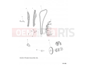 Polaris 2020 RANGER RANGER 500 (R02) - R20MAA50B1/B7 ENGINE | ENGINE, CAM CHAIN and SPROCKET - R20MAA50B1/B7 (701496)