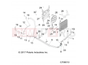Polaris 2020 RANGER RANGER 500 (R02) - R20MAA50B1/B7 ENGINE | ENGINE, COOLING SYSTEM - R20MAA50B1/B7 (C700013)
