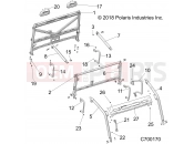 Polaris 2020 RANGER RANGER CREW 1000 NSTR FC (R03) - R20RSU99A/B CHASSIS | CHASSIS, CAB FRAME - R20RSU99A/B (C700170)