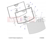 Polaris 2020 RANGER RANGER CREW 1000 NSTR FC (R03) - R20RSU99A/B OPT | OPT, WINDSHIELD, PREM, TIP OUT - R20RSU99A/B (C700485)