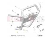 Polaris 2020 RANGER RANGER CREW XP1000 EPS HIGH LIFTER (R03) (R20RSM99AL) ACCESSORY | ACCESSORY, FRONT BUMPER - R20RSM99AL (C700243)