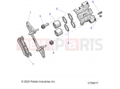 Polaris 2020 RANGER RANGER CREW XP1000 EPS HIGH LIFTER (R03) (R20RSM99AL) BRAKES | BRAKES, FRONT CALIPER - R20RSM99AL (C700017)