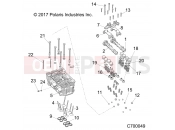Polaris 2020 RANGER RANGER CREW XP1000 EPS HIGH LIFTER (R03) (R20RSM99AL) ENGINE | ENGINE, CYLINDER HEAD AND VALVES - R20RSM99AL (C700049)