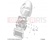 Polaris 2020 RANGER RANGER CREW XP1000 FC (R03) - R20RSE99A/B OPT | OPT, DASH, HEATER ASSEMBLY - R20RSE99A/B (700845)