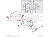 Polaris 2020 RZR RZR 570 (R03) - Z20CHA57A2/E57AM ELECTRICAL | ELECTRICAL, WIRE HARNESS - Z20CHE57AM (C701047-4)