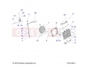 Polaris 2020 RZR RZR 570 (R03) - Z20CHA57A2/E57AM ENGINE | ENGINE, COOLING - Z20CHA57A2/E57AM (C701044-1)