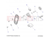 Polaris 2020 RZR RZR 570 (R03) - Z20CHA57A2/E57AM ENGINE | ENGINE, OIL PUMP - Z20CHA57A2/E57AM (C701045-6)