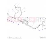 Polaris 2020 RZR RZR 570 3PC (R01) (Z20CHA57K2) ENGINE | ENGINE, COOLING HOSES - Z20CHA57K2(C701044-2)