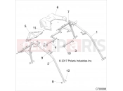 Polaris 2020 RZR RZR RS1 (R02) - Z20S1E99AG/AK/BG/BK CHASSIS » CHASSIS, CAB FRAME - (C700098)
