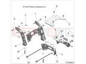 Polaris 2020 RZR RZR RS1 (R02) - Z20S1E99AG/AK/BG/BK CHASSIS » CHASSIS, MOUNTING, FRONT GEARCASE - (C700099-2)