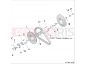 Polaris 2020 RZR RZR RS1 (R02) - Z20S1E99AG/AK/BG/BK DRIVE TRAIN » DRIVE TRAIN, SECONDARY CLUTCH - (C700102-5)
