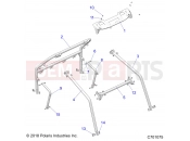 Polaris 2020 RZR RZR S 1000 EPS TRACTOR (R02) - Z20ASS99C2/CH CHASSIS | CHASSIS, CAB FRAME - Z20ASS99C2/CH (C701075)