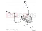 Polaris 2020 RZR RZR S 1000 EPS TRACTOR (R02) - Z20ASS99C2/CH DRIVE TRAIN | DRIVE TRAIN, FRONT GEARCASE MOUNTING - Z20ASS99C2/CH (C700809-2)