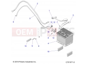 Polaris 2020 RZR RZR S 1000 EPS TRACTOR (R02) - Z20ASS99C2/CH ELECTRICAL | ELECTRICAL, BATTERY - Z20ASS99C2/CH (C701071-2)