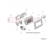 Polaris 2020 RZR RZR S 1000 EPS TRACTOR (R02) - Z20ASS99C2/CH ELECTRICAL | ELECTRICAL, DASH INSTRUMENTS AND CONTROLS - Z20ASS99C2/CH (C700375-3)