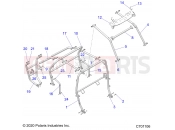 Polaris 2020 RZR RZR S4 1000 (R02) - Z20A4E99AH/LH/BH CHASSIS | CHASSIS, CAB FRAME - Z20A4E99AH/BH/LH (C701106)