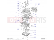 Polaris 2020 RZR RZR S4 1000 (R02) - Z20A4E99AH/LH/BH ENGINE | ENGINE, CRANKCASE AND CRANKSHAFT - Z20A4E99AH/BH/LH (C701083-6)