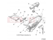 Polaris 2020 RZR RZR XP1000 - Z20NA_99AC/AL/AN/BC/BL/BN/LL/AZ/BZ/AF/AK/BF/BK ACCESSORY | ACCESSORY, FRONT BUMPER, W/WINCH - Z20NAM99AL (700281)