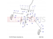 Polaris 2020 SNOWMOBILE 600 RUSH PRO-S SC SELECT (R01) (S20DCH6PS) STEERING | STEERING, LOWER - S20DCH6PS ALL OPTIONS (C601155)