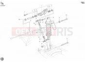 DUCATI Monster S4 Fogarty REAR SHOCK ABSORBER » SWING ARM