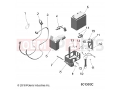 Polaris 2020 SNOWMOBILE 850 AXYS SKS 155/INTL SC SELECT (R02) - S20EFS8RS/8RE ELECTRICAL | ELECTRICAL, BATTERY/BOX and CABLES - S20EFS8RS/8RE E.S. OPTION (601009C)