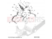 Polaris 2020 SNOWMOBILE 850 AXYS SKS 155/INTL SC SELECT (R02) - S20EFS8RS/8RE ENGINE | ENGINE, COOLING SYSTEM - S20EFS8R/8RE ALL OPTIONS (601016C)