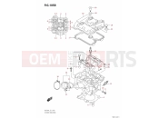 SUZUKI DL 650 X V-Strom M1 (2021) CYLINDER HEAD (REAR)