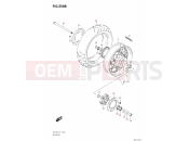 SUZUKI DL 650 X V-Strom M1 (2021) REAR WHEEL (X)