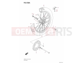 SUZUKI RM 85 M2 (2022) 530A - FRONT WHEEL